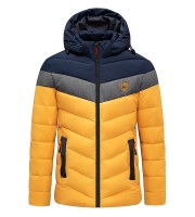Casual Warm Thick Waterproof Jacket Yellow